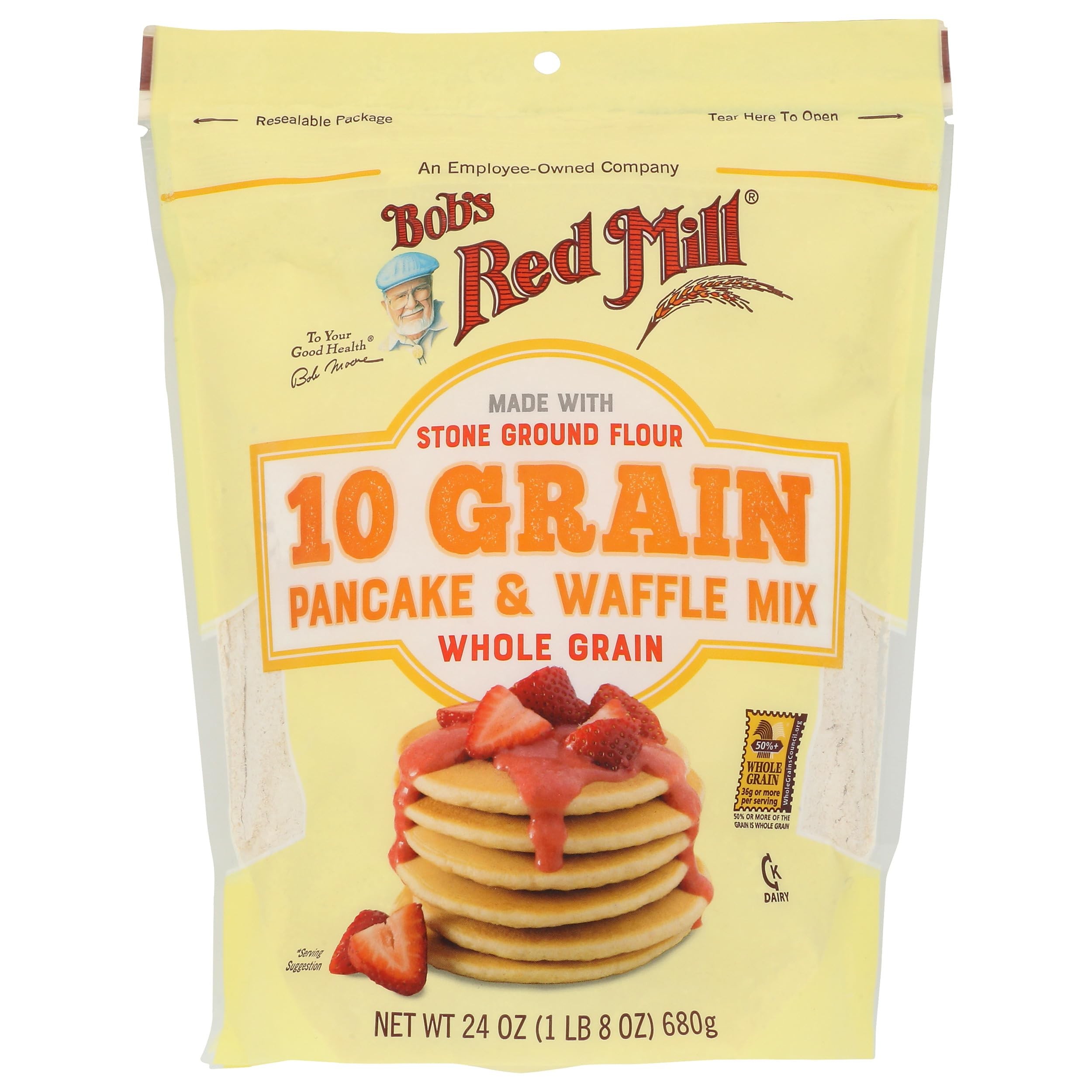 RED MILL PANCAKE/WAFFLE 10GRAIN 1.5 Lbs