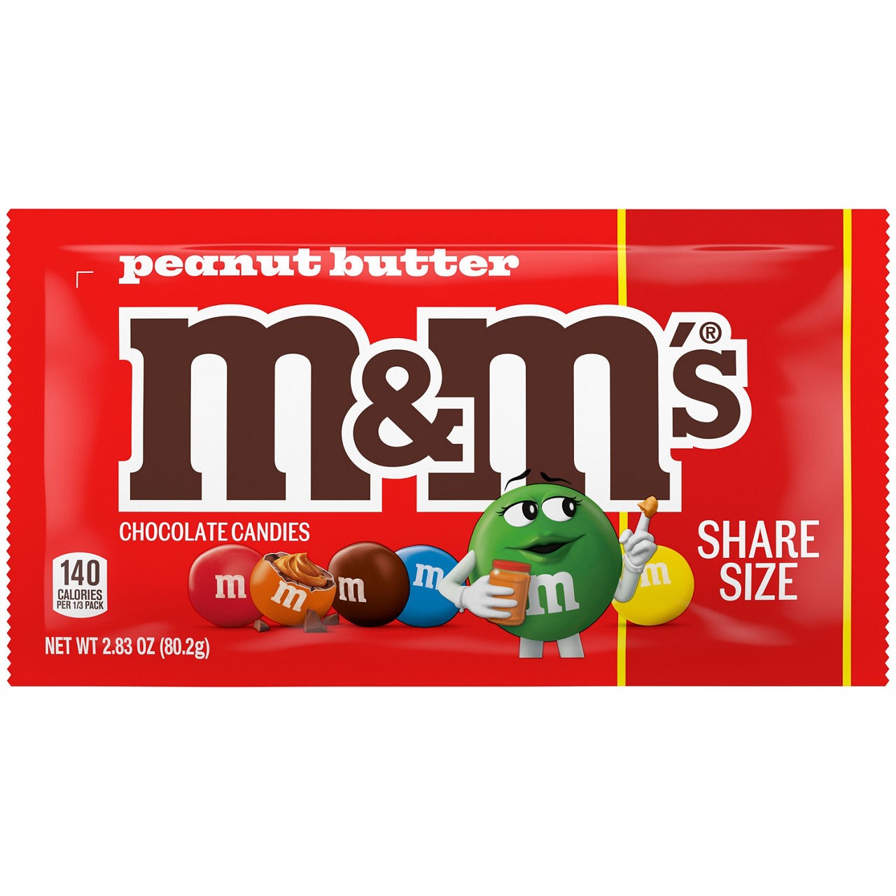 M&MS CHOCOLATE PEANUT BUTTER SHARE SIZE 2.83 OZ
