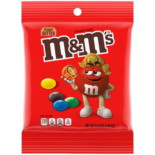 M&M PEANUT BUTTER 5.1 OZ