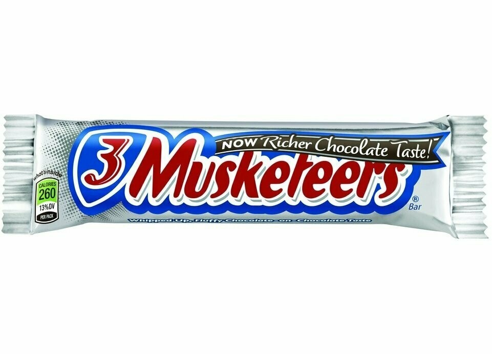 3 Musketeers Chocolate Bar 54 GM