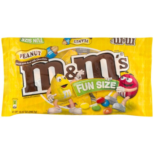 M&M PEANUT FUN SIZE 10.57 OZ