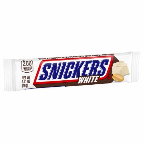 SNICKERS MILK CHOCOLATE WHITE BAR 40 GM