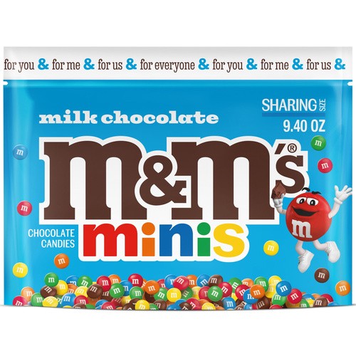 M&M MC MINIS SHRSZ 9.4 OZ