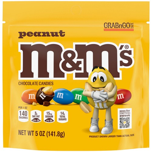 M&M PEANUT GRAB & GO 5 OZ