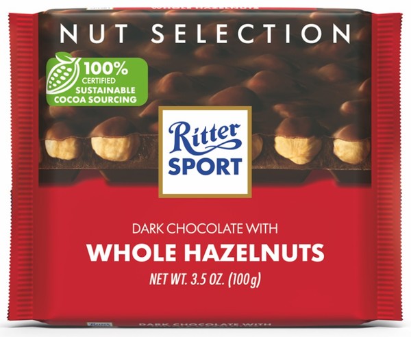 RITTER SPORT DUNKLE VOLL NUSS 100 GM