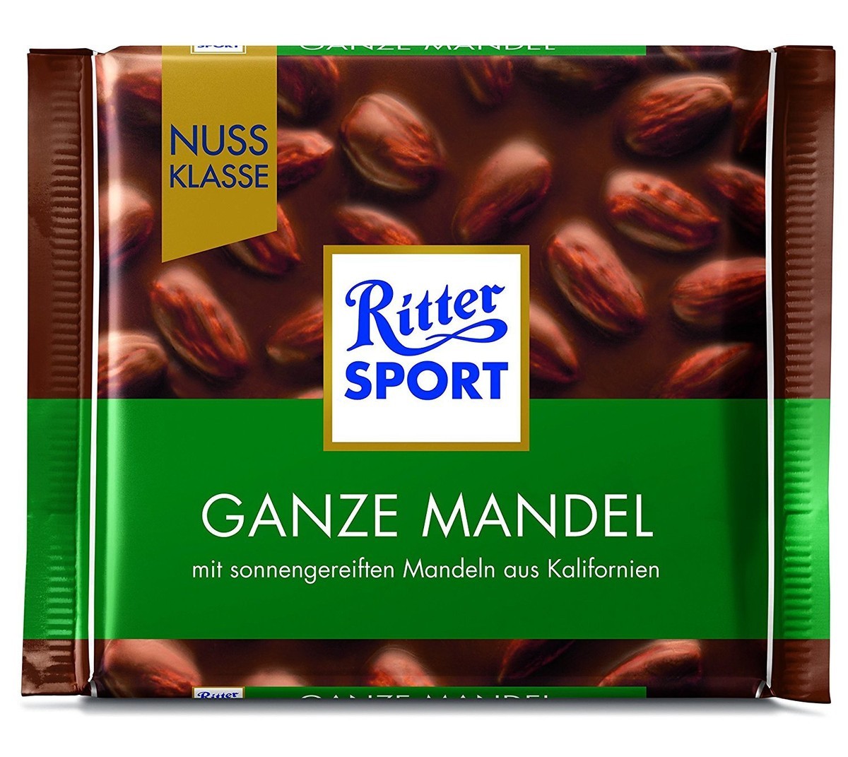 RITTER SPORT GANZE MANDEL 100 GM