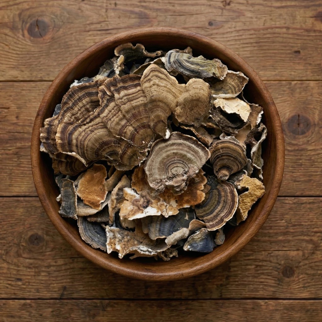 KALUSTYANS DRIED TURKEY TAIL MUSHROOMS 0.19 Lbs