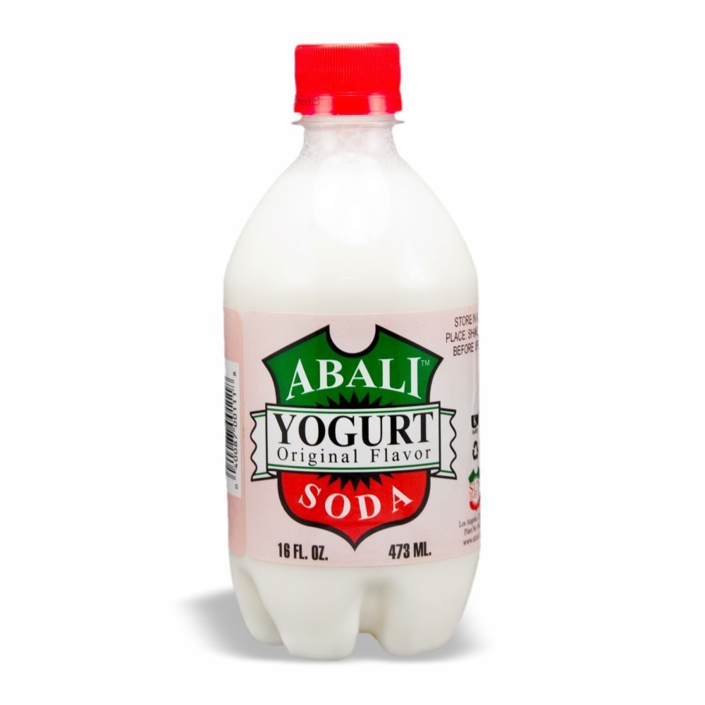 ABALI YOGURT SODA PLAIN 16 OZ