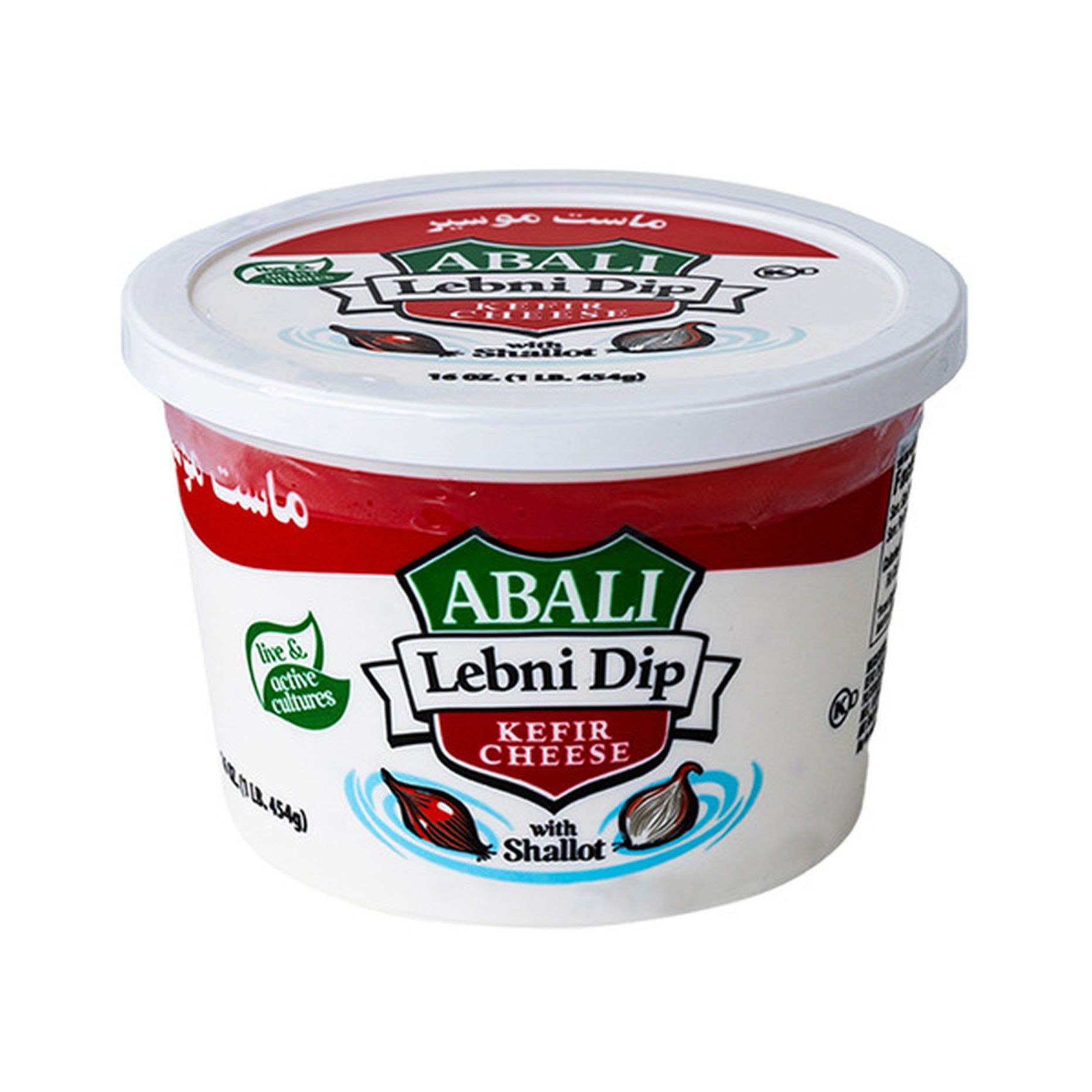 ABALI LEBNI DIP KEFIR CHEESE W/SHALLOT 16 OZ