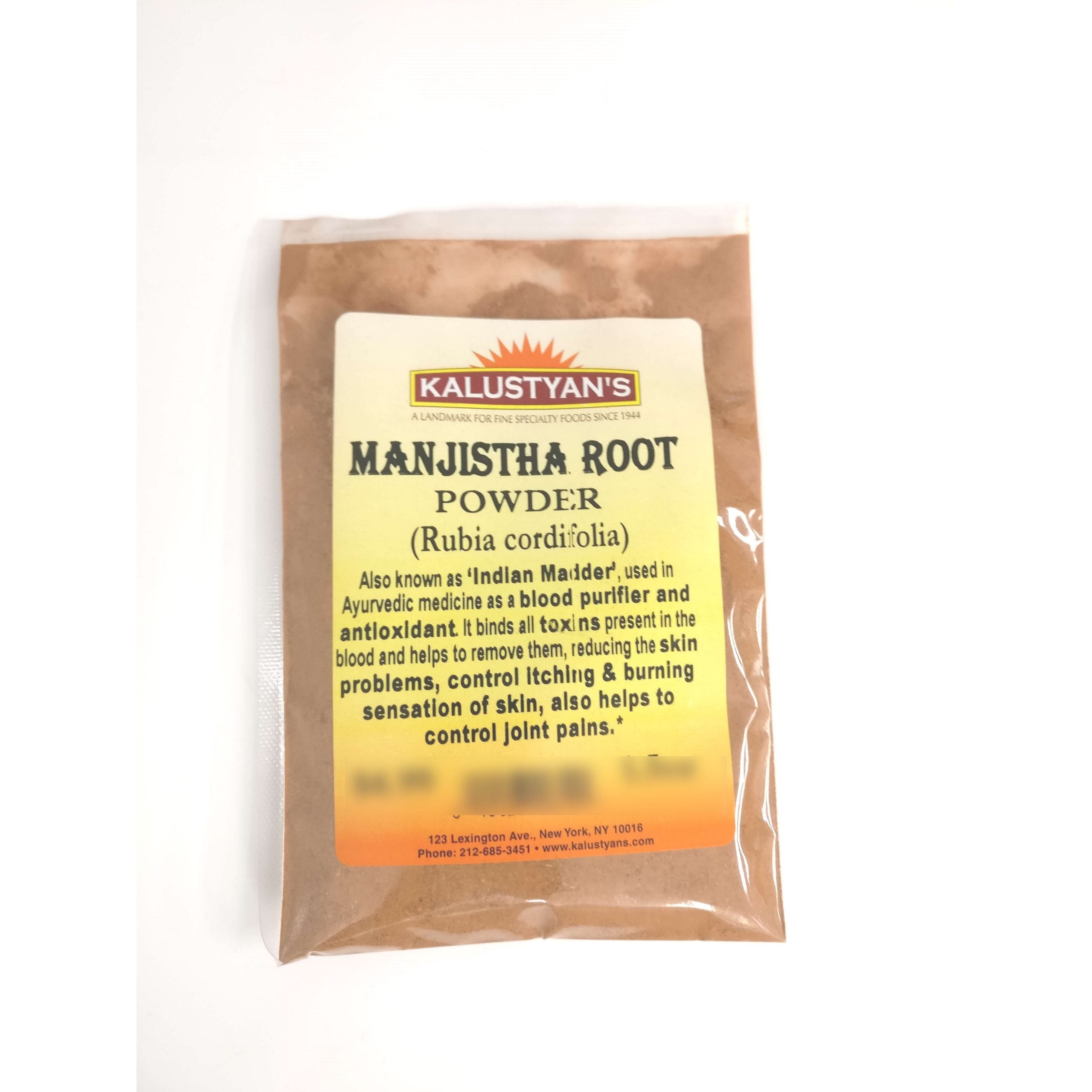 KALUSTYANS MANJISTHA ROOT 0.06 Lbs