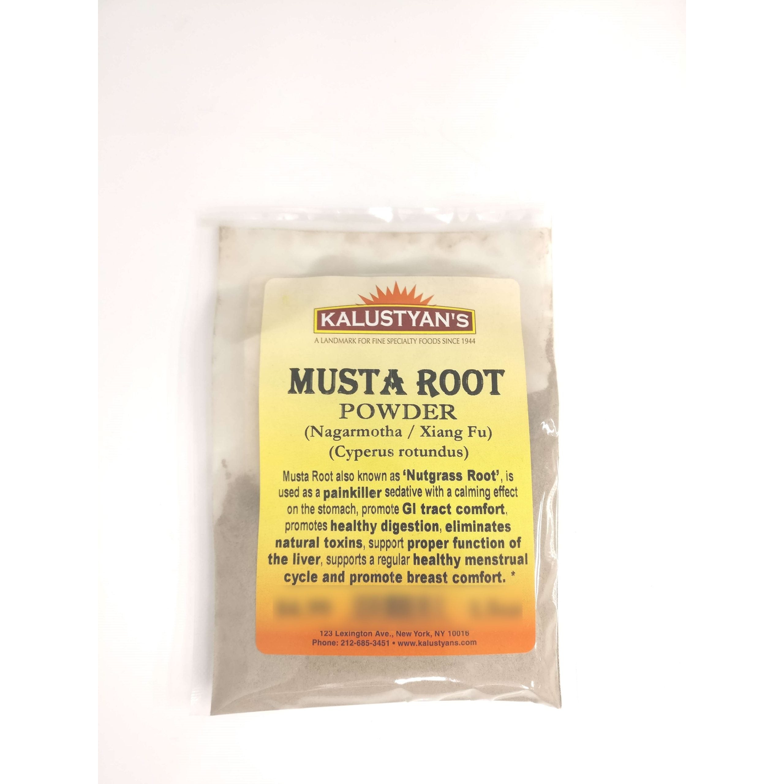 KALUSTYANS MUSTA ROOT POWDER 0.13 Lbs