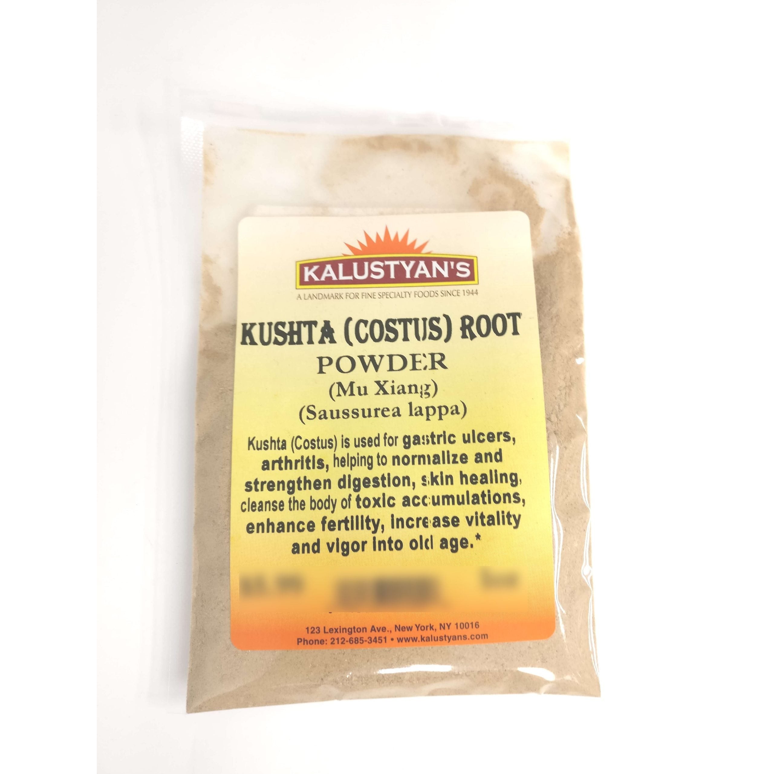 KALUSTYANS KUSHTA ROOT POWDER 0.19 Lbs