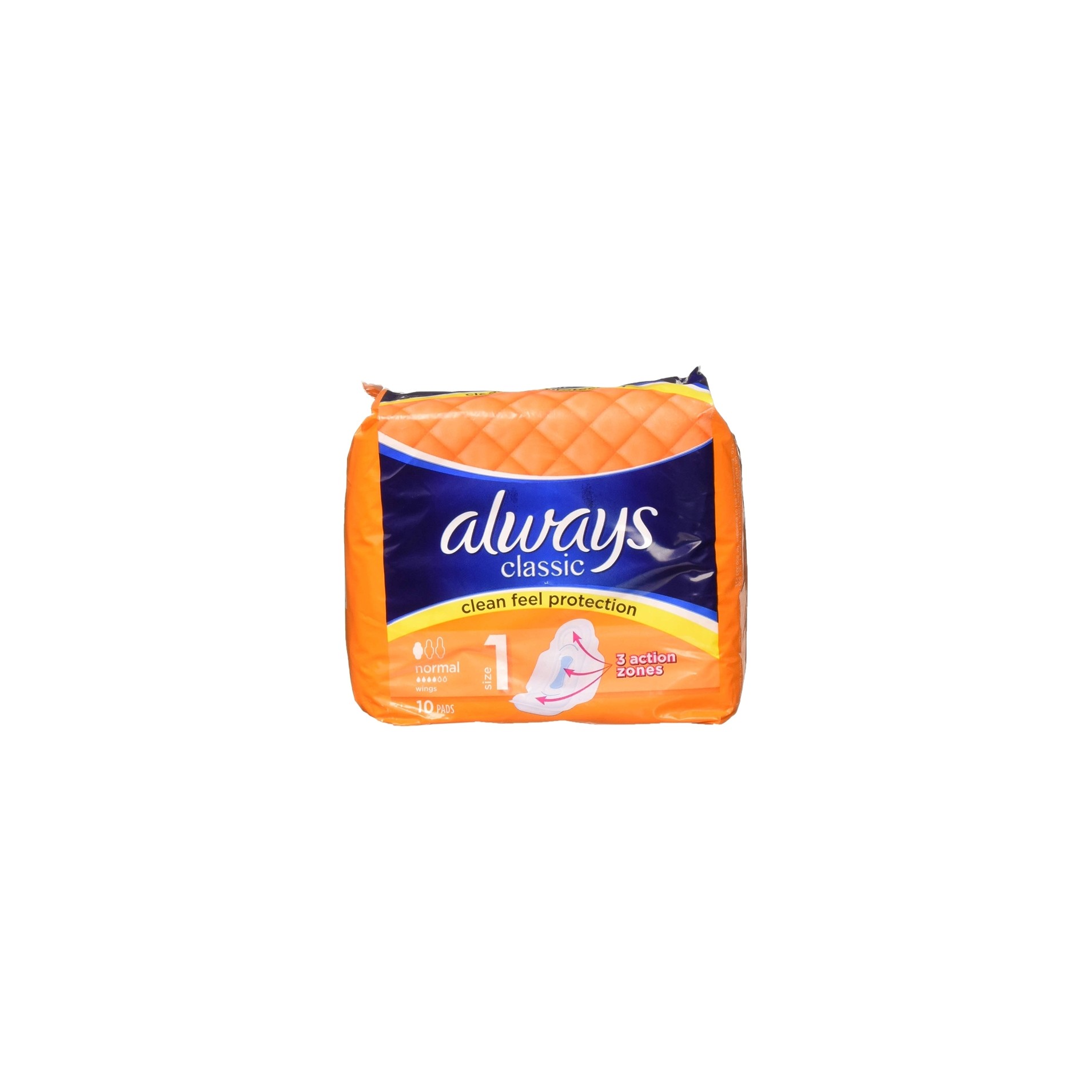 ALWAYS CLASSIC PADS 10 COUNT