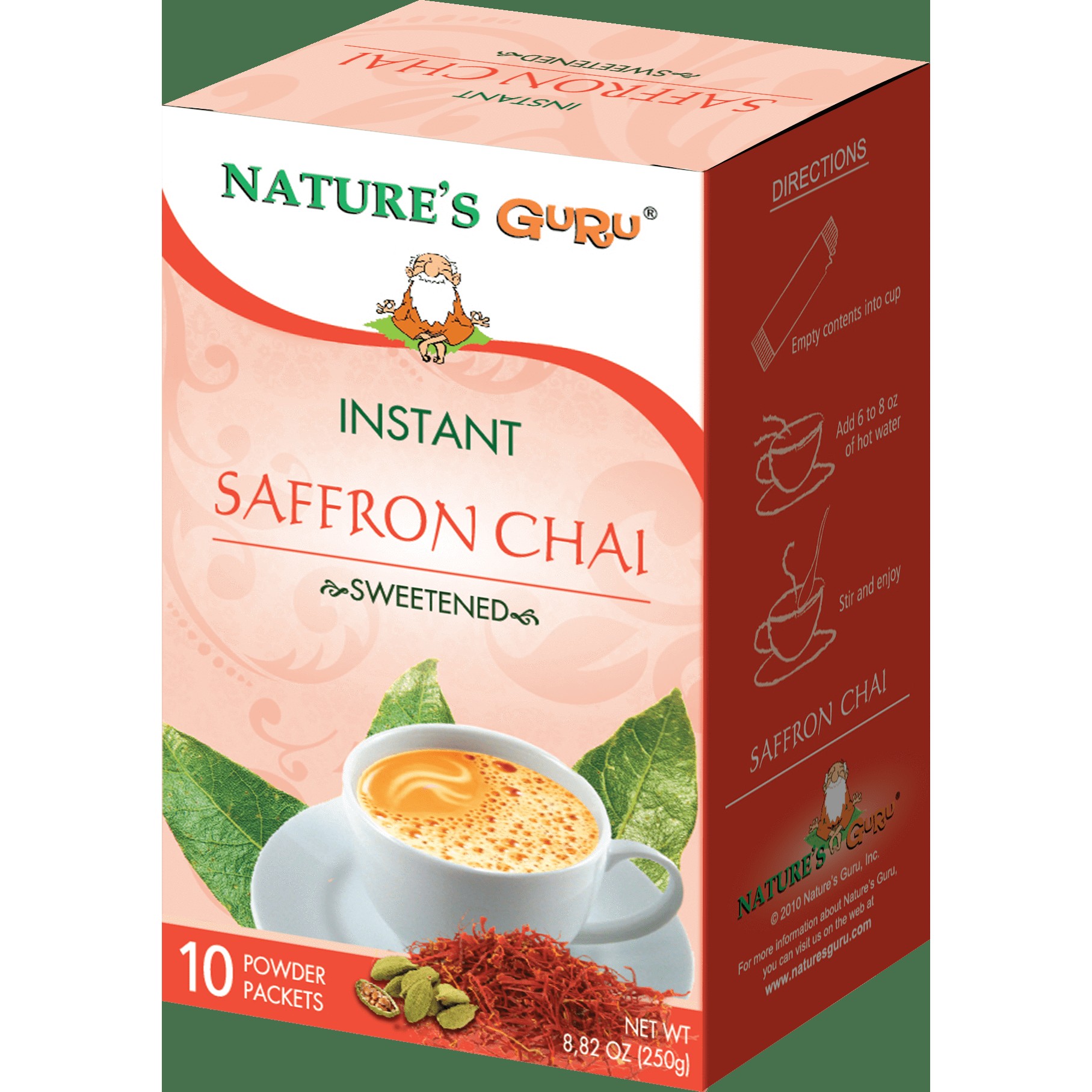 Natures Guru Saffron Chai 250 GM