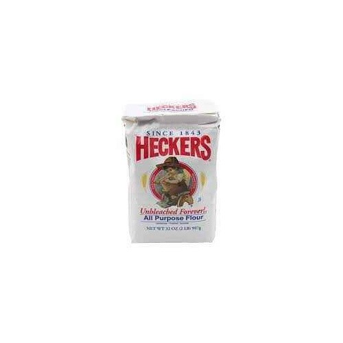 HECKERS ALL PURPOSE FLOUR UNBLEACHED 2 Lbs