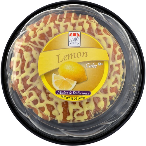 CAFE VALLEY BUNDT CAKE LEMON             1 OZ