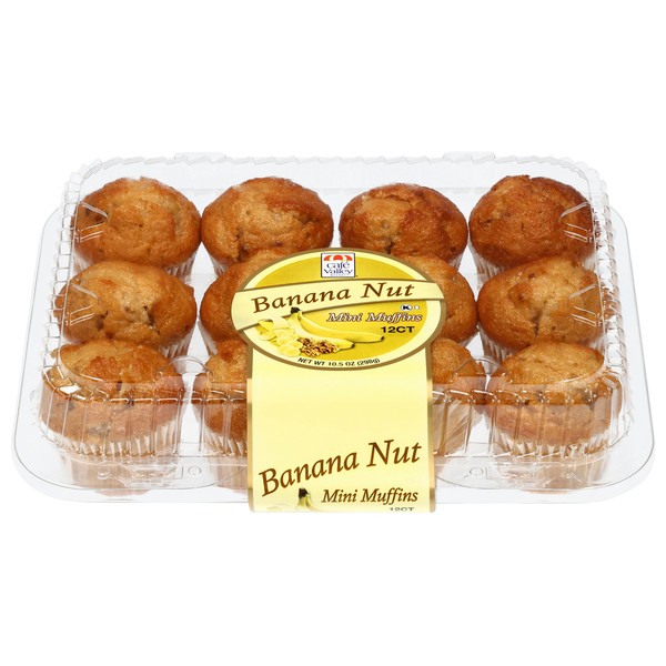 Cafe Valley Mini Banana Nut Muffins 10.5 OZ