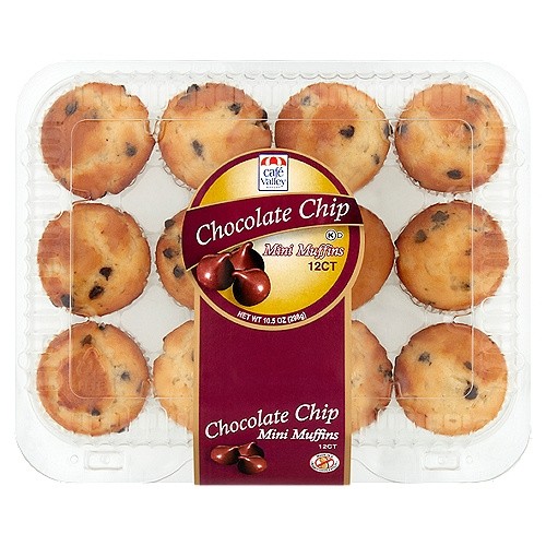 CAFE VALLEY MINI MUFFINS CHOCOLATE C 10.5 OZ