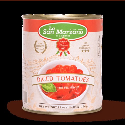 SAN MARZANO DICED TOMATOES 1.75 Lbs