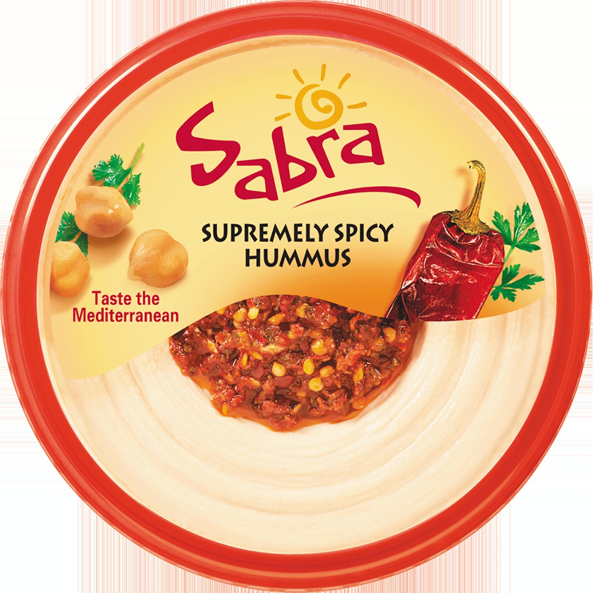 SABRA SUPREMELY HOT HUMMUS 0.63 Lbs