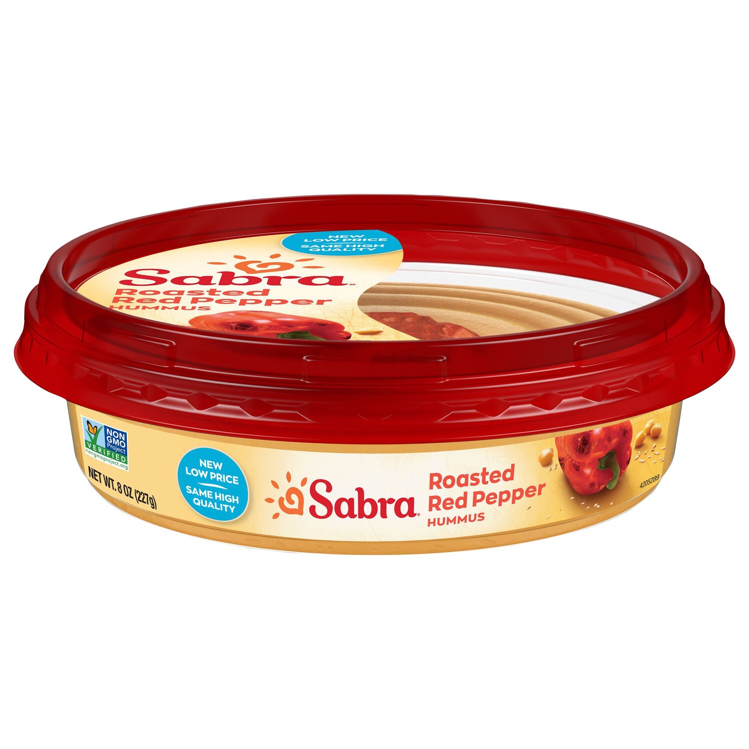 SABRA RED PEPPER HUMMUS 0.63 Lbs
