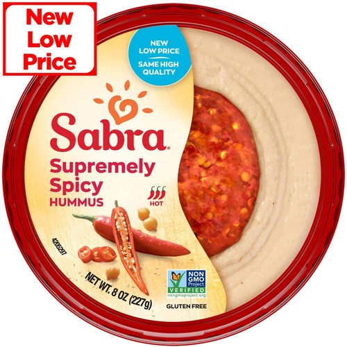 SABRA SUPREME SPICY 8 OZ