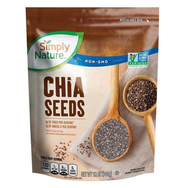Simply Nature Chia Seeds 340 GM