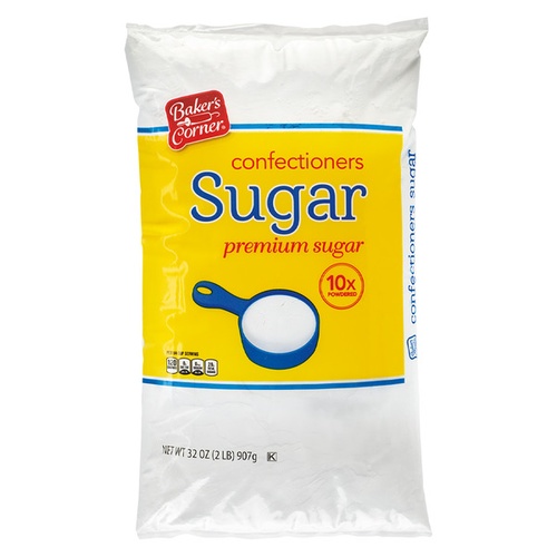 POWDERED SUGAR BAKER'S CORNER 2 LBS