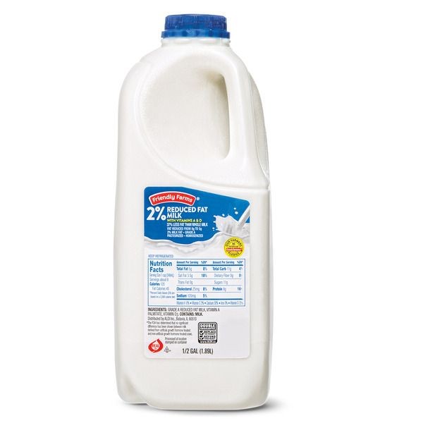 FRIENDLY FARM WHL MILK 0.5 GALLON
