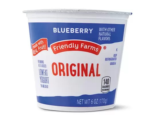 FF ORGINAL BLUEBERRY YOGURT 6 Oz