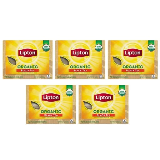 LIPTON ORGANIC BLACK TEA 5.74 OZ