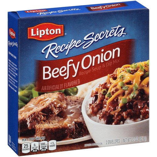 LIPTON BEEFY ONION SOUP 2.2 OZ