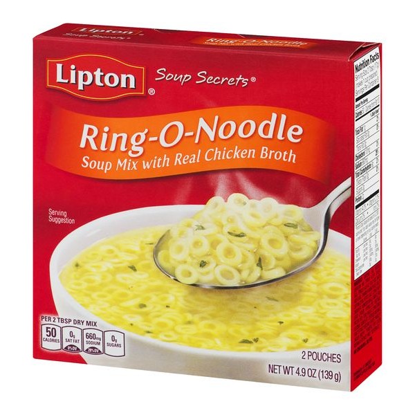 Lipton Soups:Ring O Noodle 2 Ct