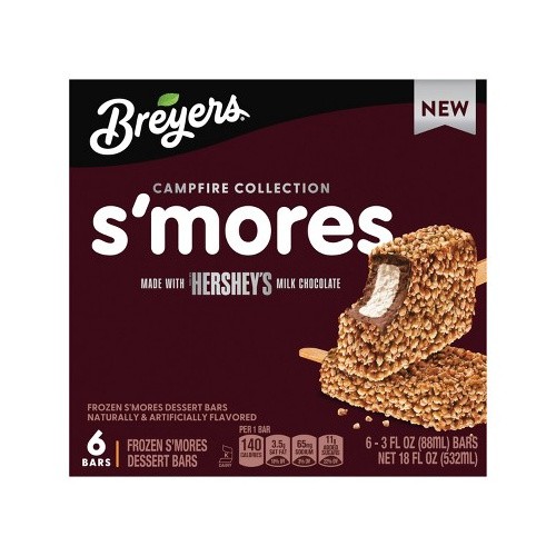 BREYERS SMORES BAR 6 COUNT