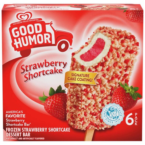 GOOD HUMOR HUMOR STRAW CK BAR 6 COUNT