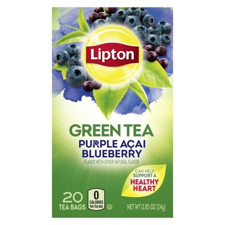LIPTON GREEN TEA PURPLE ACAI BLUEBERRY 20 BAG
