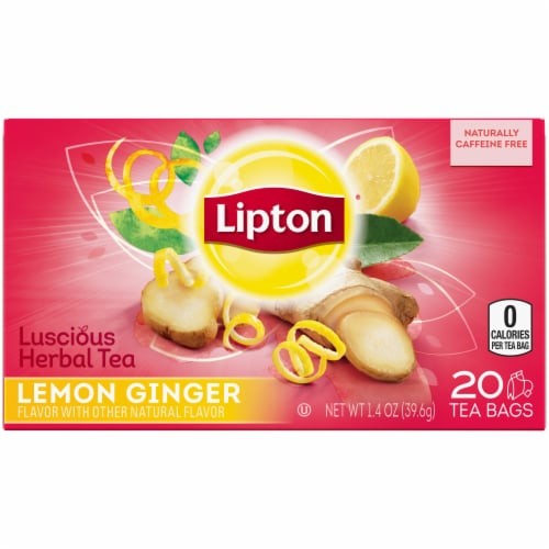 LIPTON LEMON GINGER TEA 20 BAG