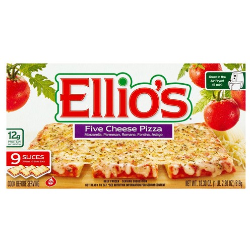 ELLIO 9 SLICE 5 CHSE PIZZA 18 OZ