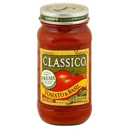 CLASSICO TOMATO/BASIL SAUCE 24 OZ
