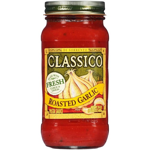 CLASSICO ROASTED GARLIC PASTA SAUCE 680 GM