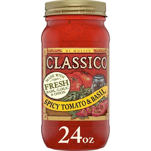 CLASSICO SPICY TOMATO BASIL 24 OZ