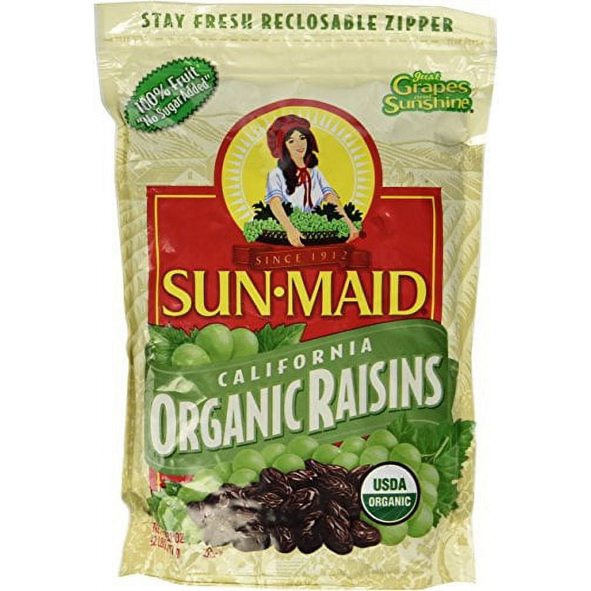 Sun Maid California Organic Raisins 2 Lbs