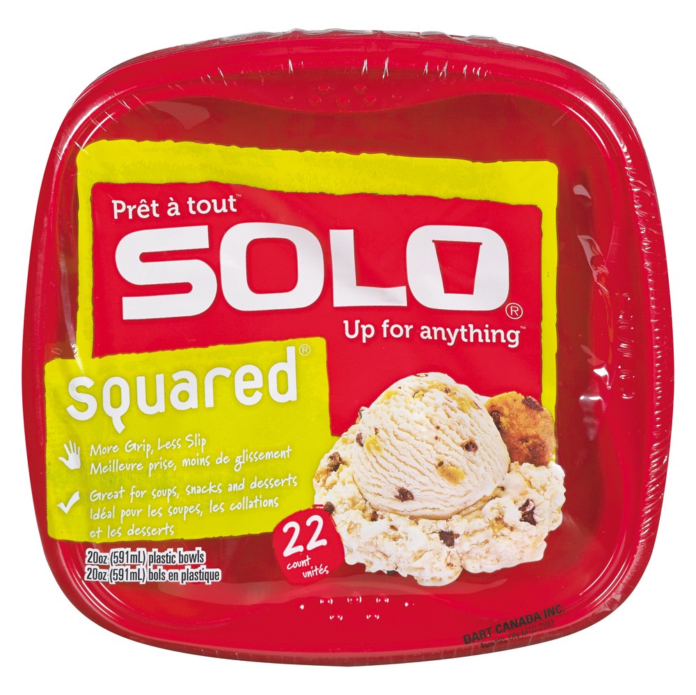 SOLO SQUARED BOWLS 22 PCS
