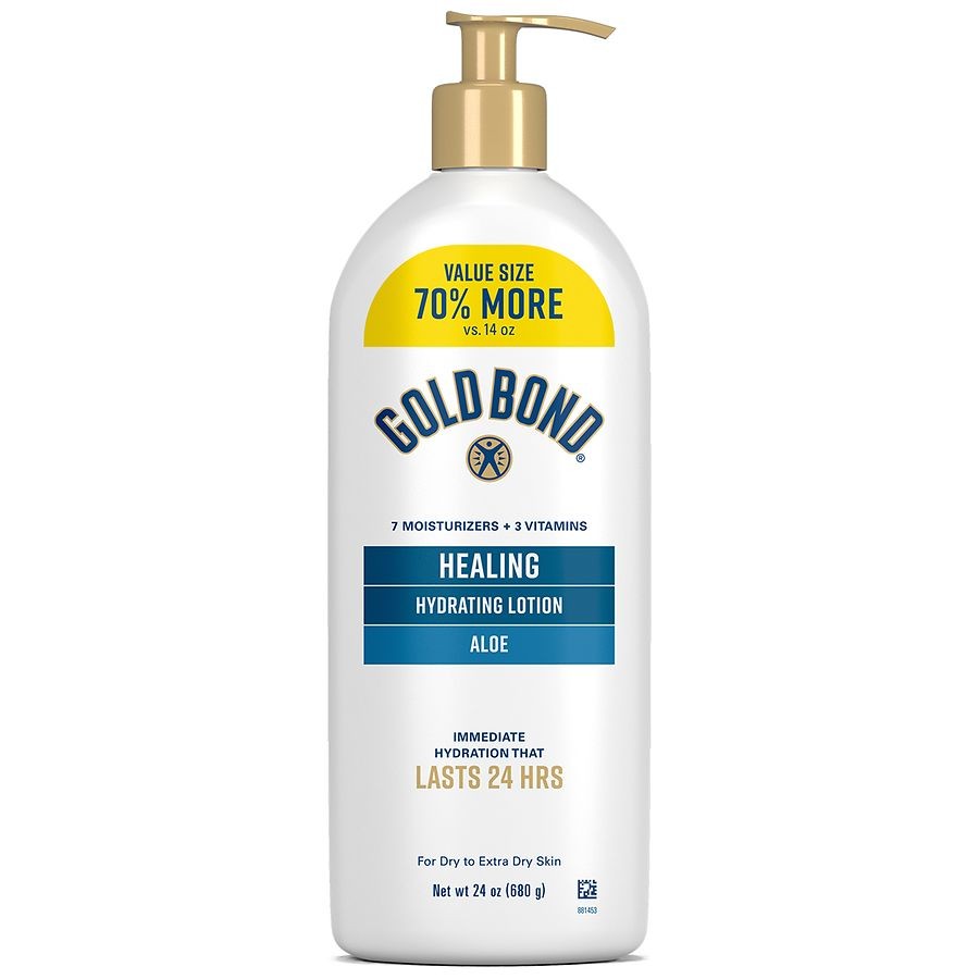 GOLD BOND ULTRA HEALING LOTION ALOE 14 OZ