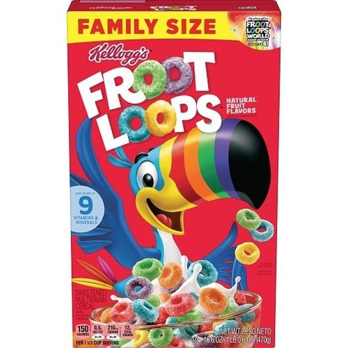 KELLOGGS FROOT LOOPS                     16.6 OZ