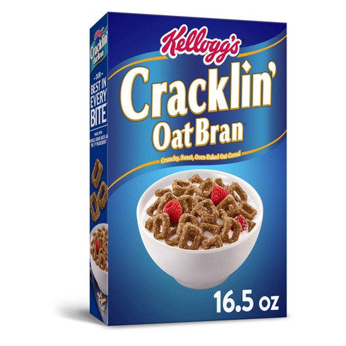 KELLOGGS CRACKLIN OAT BRAN 16.5 OZ