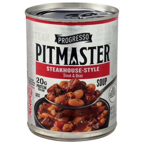 PITMSTR STEAK & BEAN 18.5 OZ