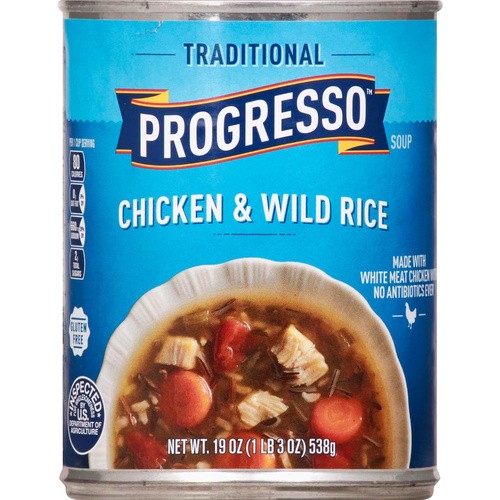 PROGRESSO TRAD CHICKEN WILD RICE 19 OZ