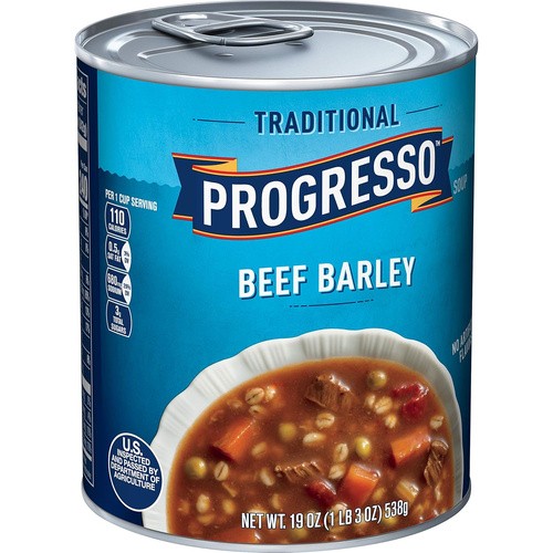 PROGRESSO TRAD BEEF BARLEY 19 OZ