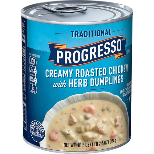 PROGRESSO TRAD CHICKEN HERB DMPLNG 18.5 OZ